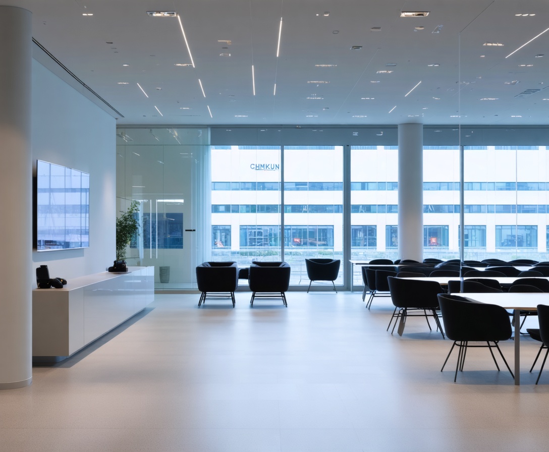 Moderner Tech-Campus von AI Study Bridge in München mit Fokus auf kollaboratives Arbeiten